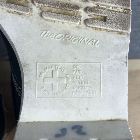 Dr. Martens High Top Air Wair Sneakers Size 7 Men Or 8 Women - Picture 13 of 16